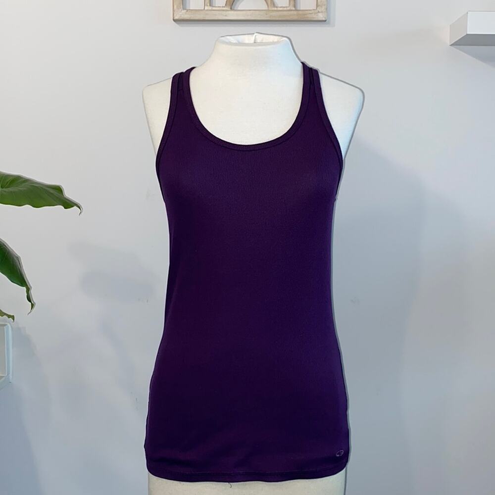 *6/$35* Champion Medium Purple Ribbed Stretchy Tank Sleeveless
